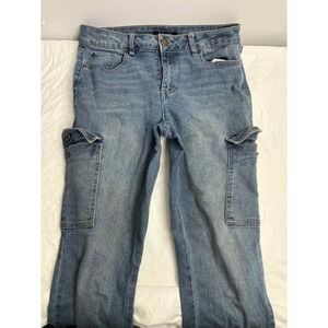 Cargo blue jeans size 8